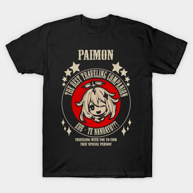 Paimon the cute adventurer T-Shirt by xEmiya